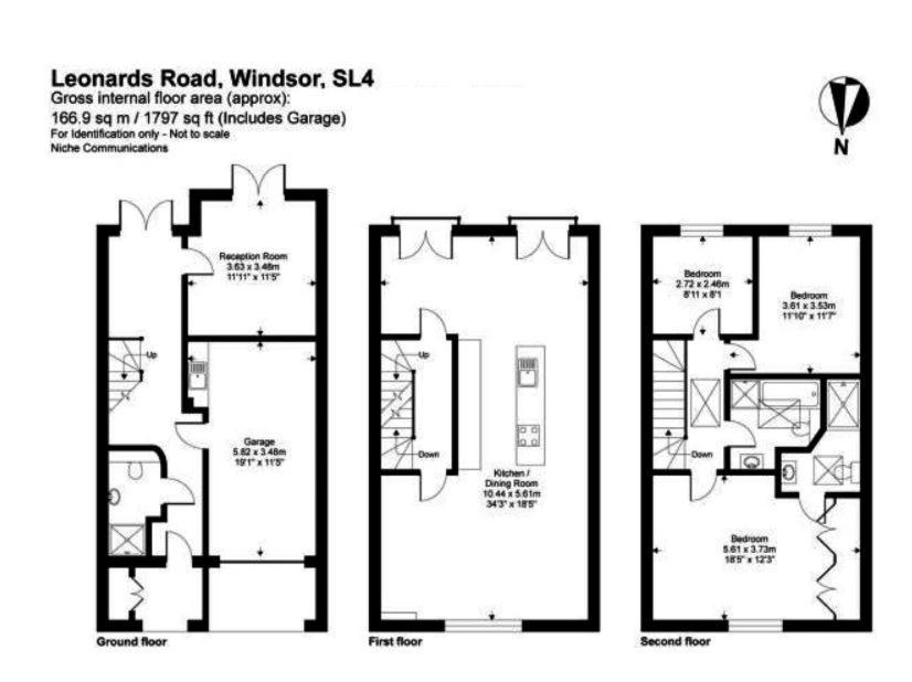 Immaculate Central Windsor Town House With Parking Exterior photo